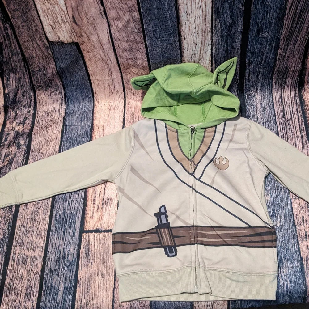 Yoda Zip Front Hoodie